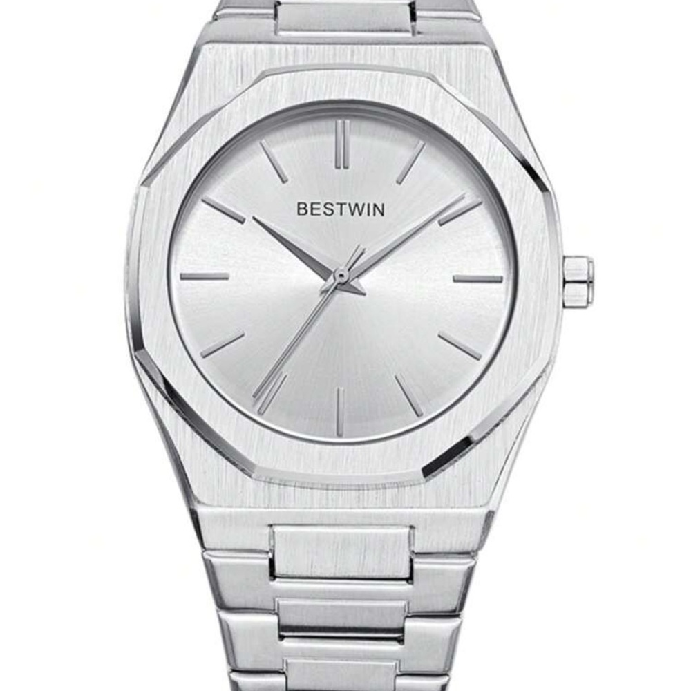 Men Round Pointer Quartz Watch - Picture 3 of 3